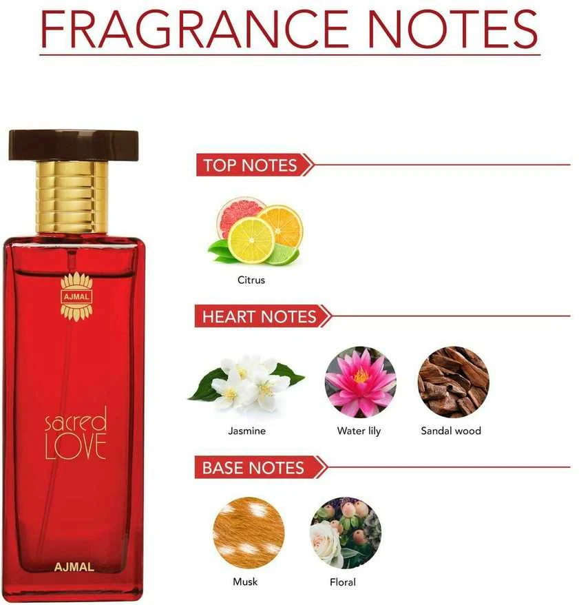 Ajmal Sacred Love EDP parfumuotas vanduo moterims, 50 ml