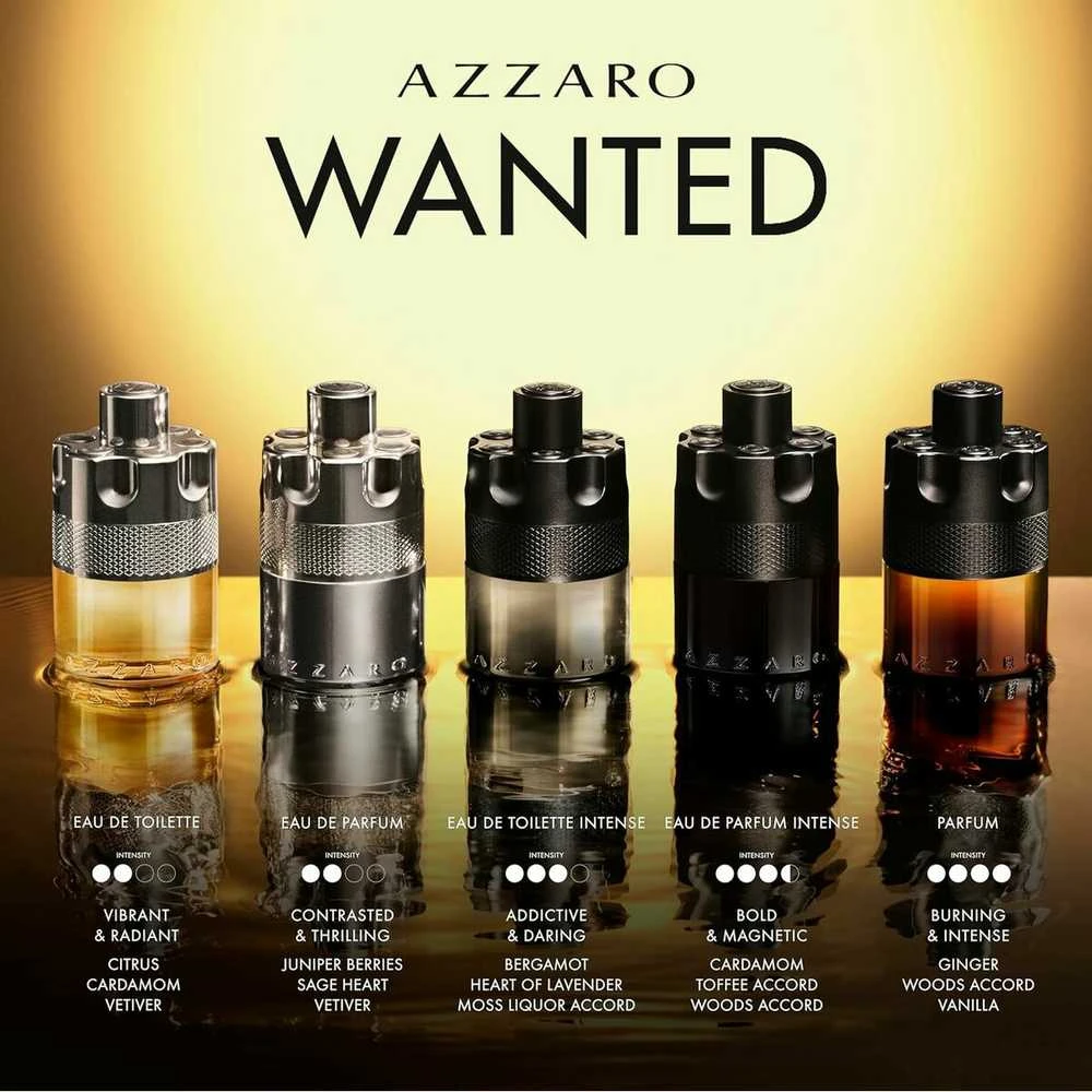Azzaro The Most Wanted Intense EDT tualetinis vanduo vyrams, 100 ml