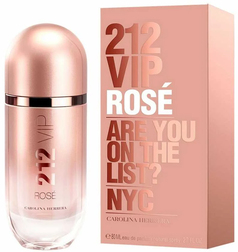 Carolina Herrera 212 Vip Rosé EDP Purškiklis, 80 ml