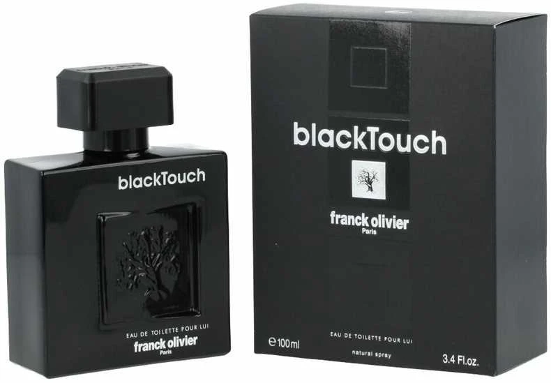 Franck Olivier Juodas Touch EDT tualetinis vanduo vyrams, 100 ml