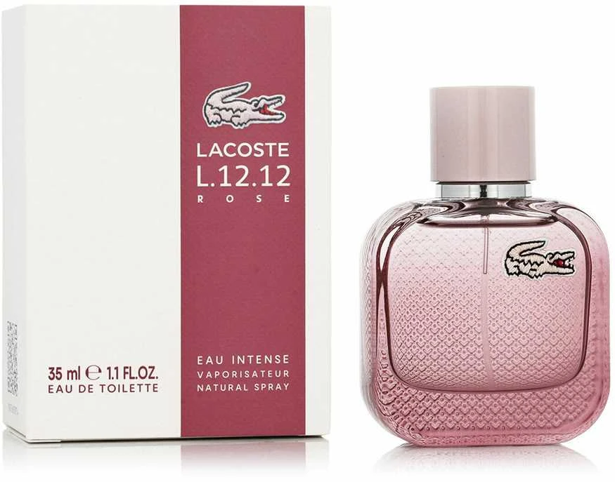 Lacoste Eau de Lacoste L.12.12 Rose Eau Intense EDT tualetinis vanduo moterims, 35 ml