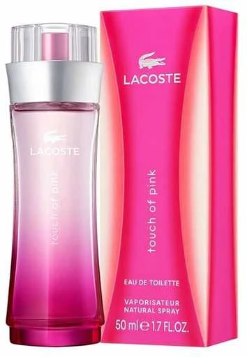 Lacoste Touch Of Rožinė EDT tualetinis vanduo unisex, 50 ml