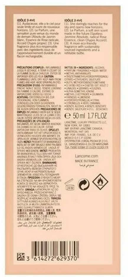 Kvepalai moterims Lancome Idole EDP, 50 ml
