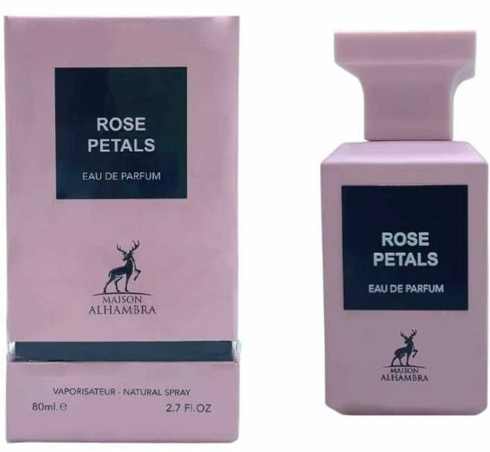 Maison Alhambra Rožinė Velvet (Rose Petals) EDP parfumuotas vanduo moterims, 80 ml