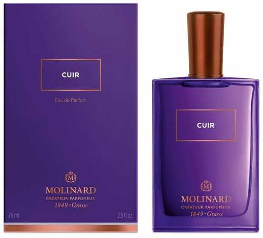 Unisex kvepalai Molinard Les Elements Collection Cuir EDP, 75 ml