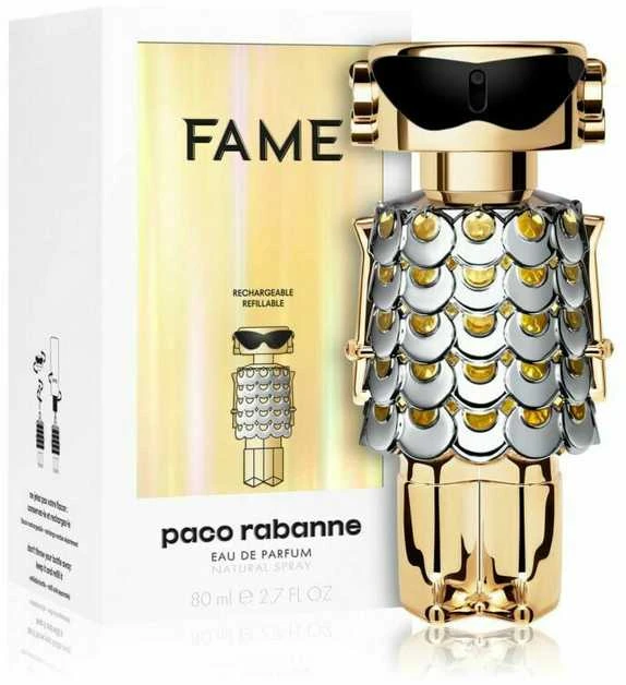 Kvepalai su papildymo funkcija Paco Rabanne Fame Parfum Eau De Perfume Purškiklis 80ml