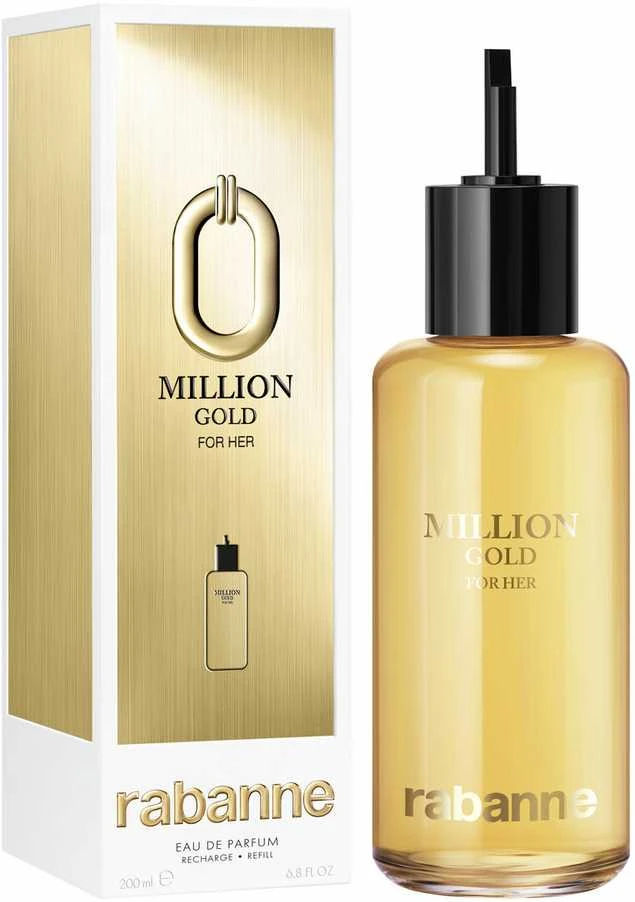 Kvepalų moterims Rabanne Million Gold For Her papildymas, EDP 200 ml