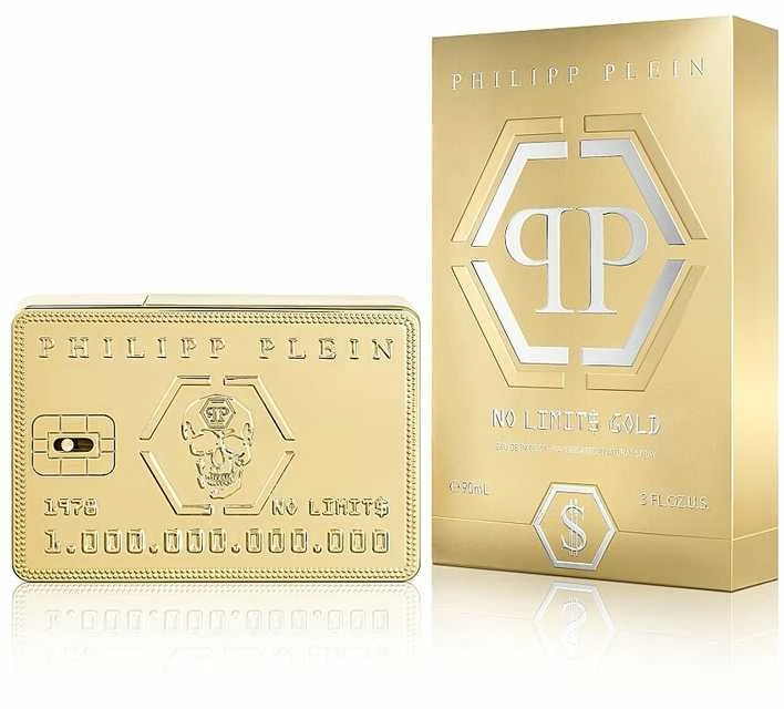Philipp Plein No Limit$ Gold EDP parfumuotas vanduo vyrams, 90 ml