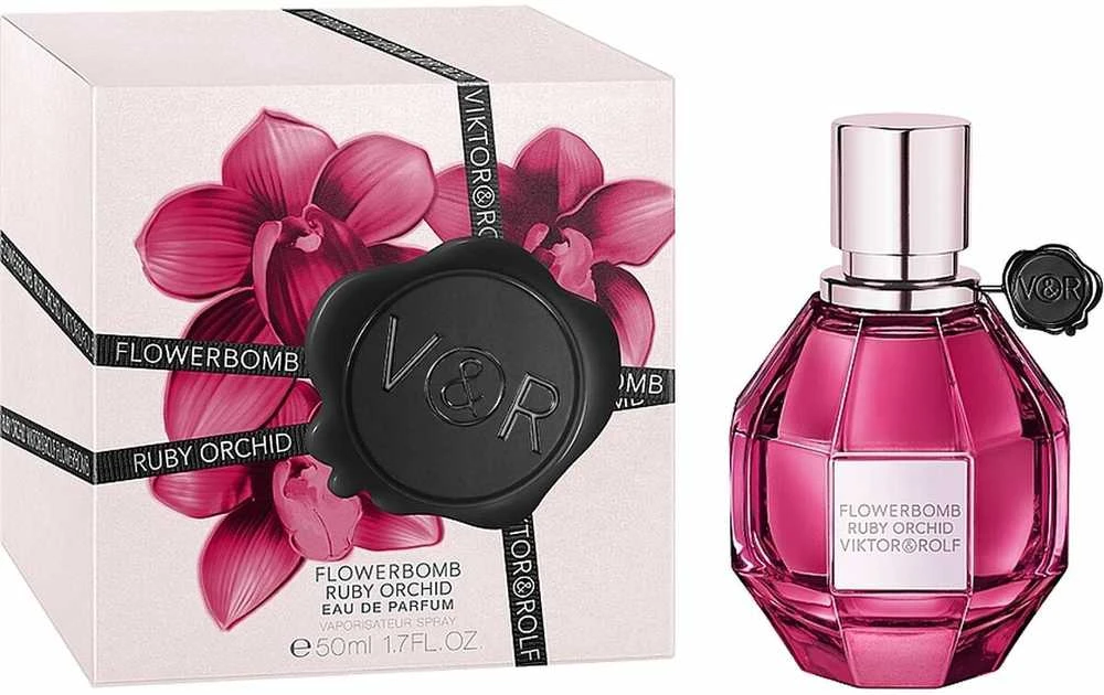 Viktor & Rolf Flowerbomb Ruby Orchid EDP parfumuotas vanduo moterims, 50 ml