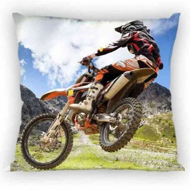 MCU Užvalkalas bawełniana 40x40 Cross motocykl smėlio sp. mėlyna dvipusė Faro