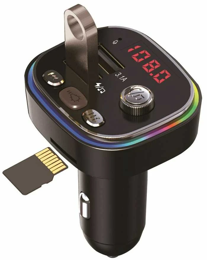 Vakoss TC-B439K FM siųstuvas 87,5 - 108 MHz Bluetooth/USB Juodas