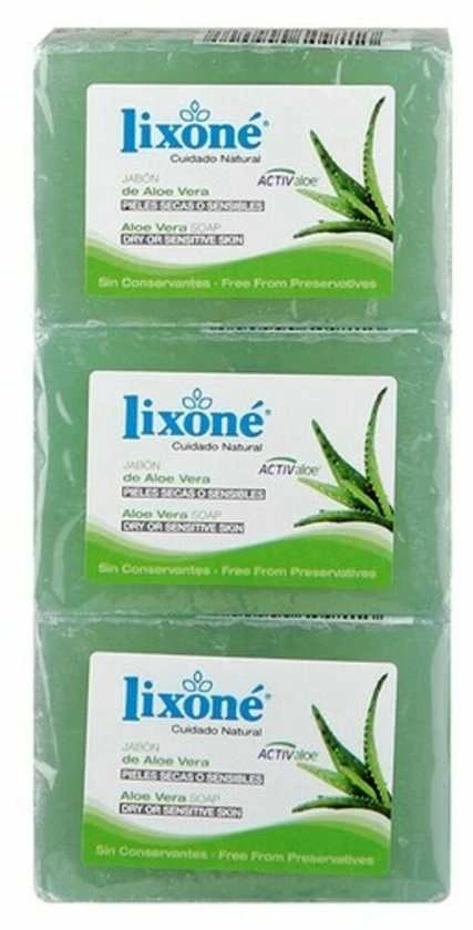 "Lixoné Aloe Vera" muilas sausai arba jautriai odai 3x125g