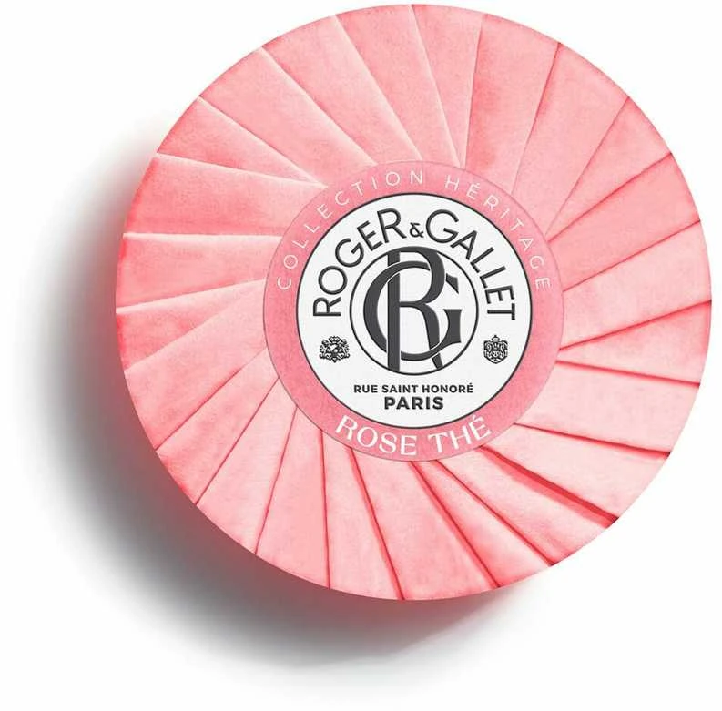 Roger & Gallet Rose The Soap Bar parfumuotas muilas rankoms ir kūnui, 100 g