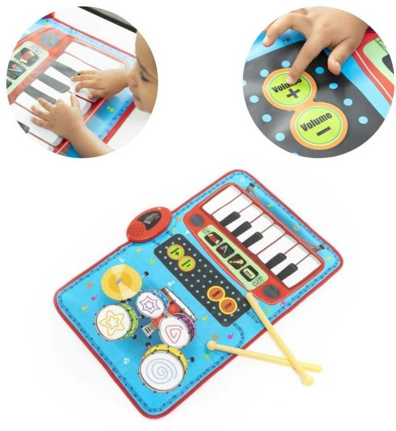 2 viename muzikinis kilimėlis Beats'n'Tunes InnovaGoods