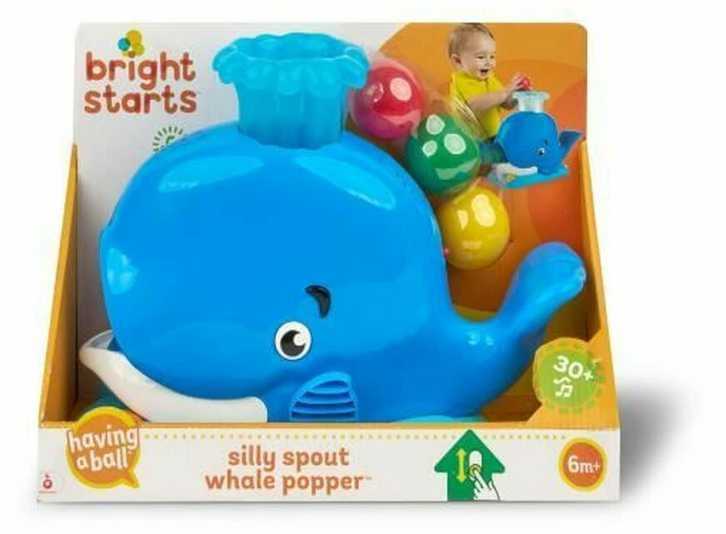 Bright Stars „Bright Starts“ – kvailas snapelis su banginio formos spragėsiais (10934)