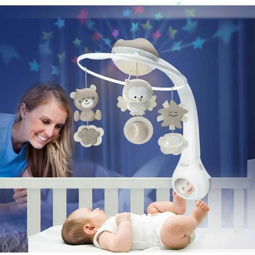 Bkids Muzikinė karuselė 3w1 Infantino smėlio spalvos