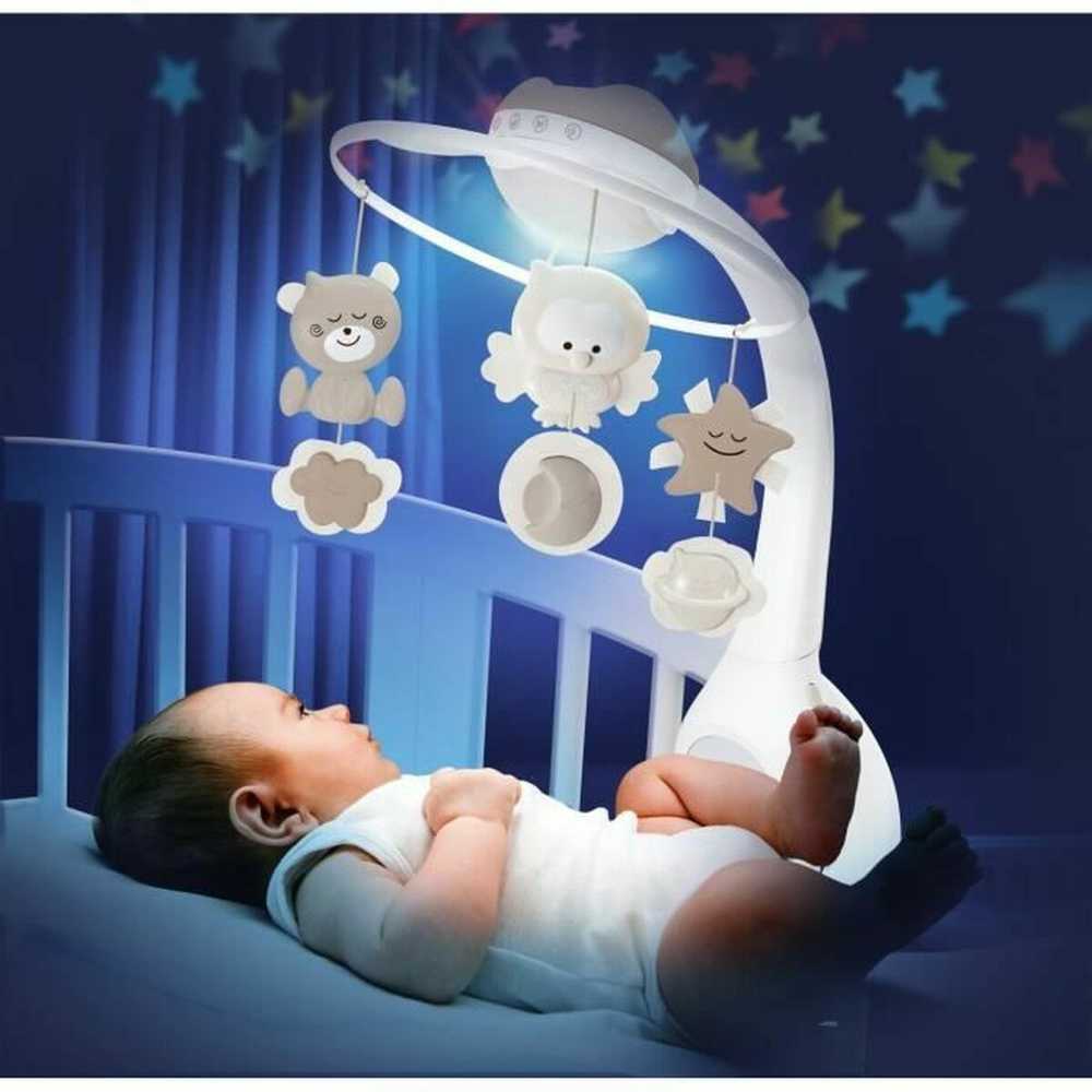 Bkids Muzikinė karuselė 3w1 Infantino smėlio spalvos
