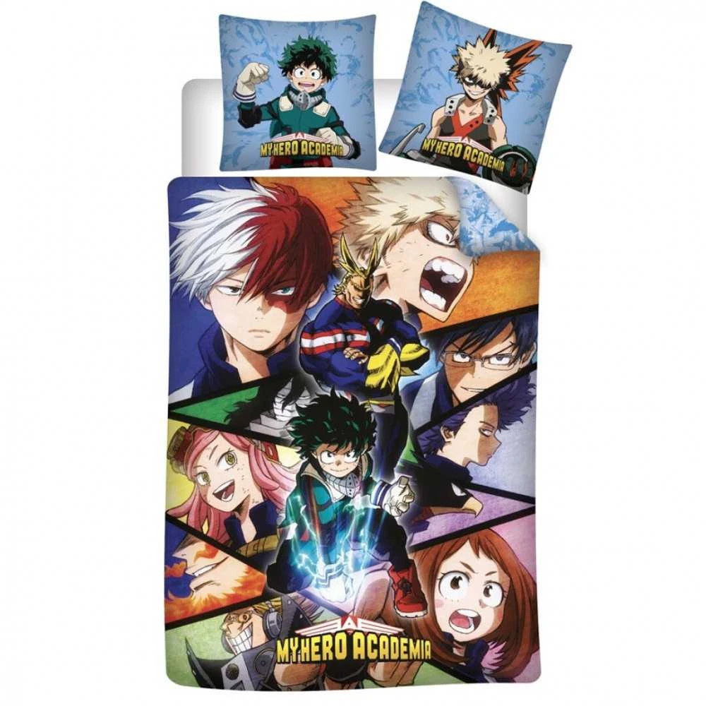 Bones My Hero Academy microfibre duvet cover bed 90cm