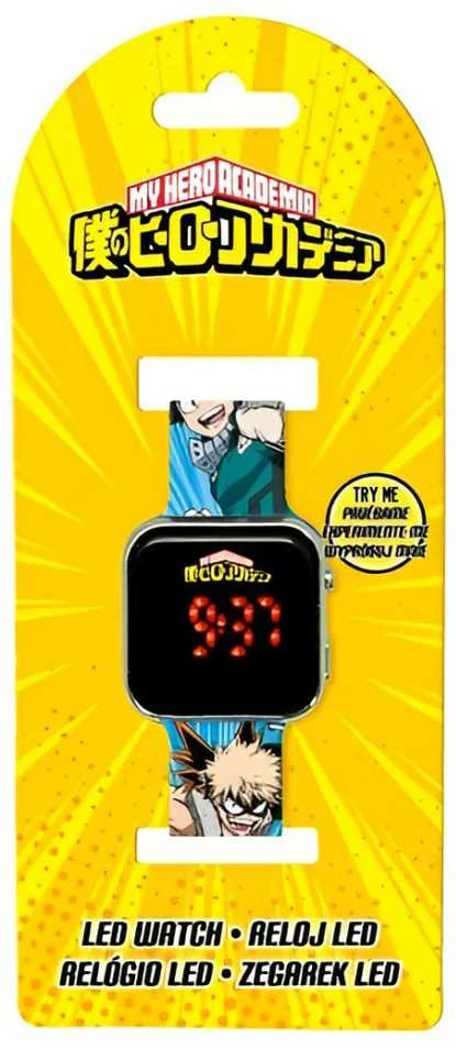 Kids Euroswan Hiszpania Skaitmeninis LED laikrodis "My Hero Academia