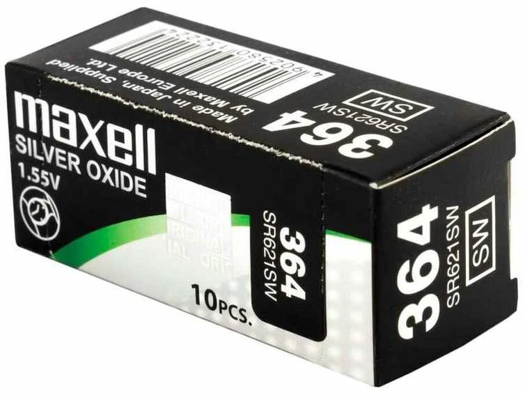 Baterija - Maxell 364 (SR621SW) 1.55V mygtukinė baterija