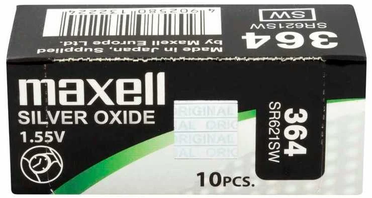 Baterija - Maxell 364 (SR621SW) 1.55V mygtukinė baterija