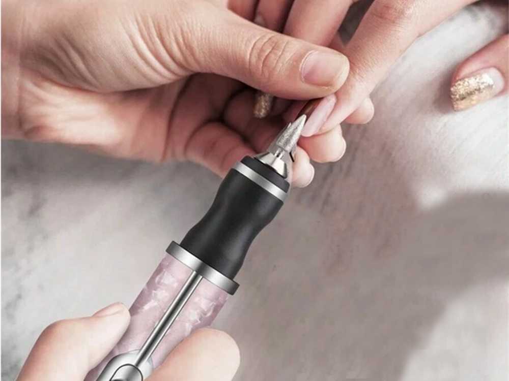 Nagų frezavimo staklės, manikiūro ir pedikiūro pjaustyklės su USB įkraunama baterija