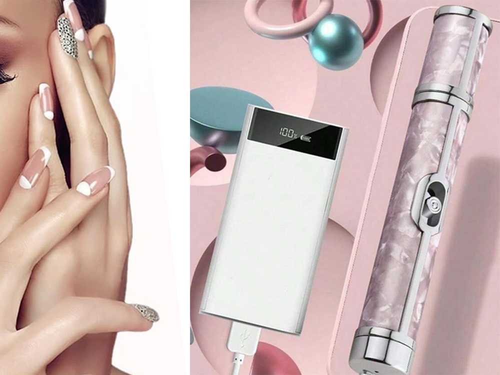 Nagų frezavimo staklės, manikiūro ir pedikiūro pjaustyklės su USB įkraunama baterija