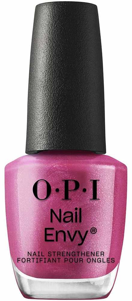 Opi Nail Envy Powerful Rožinė Nail Strengthening Treatment Lakas, 15 ml