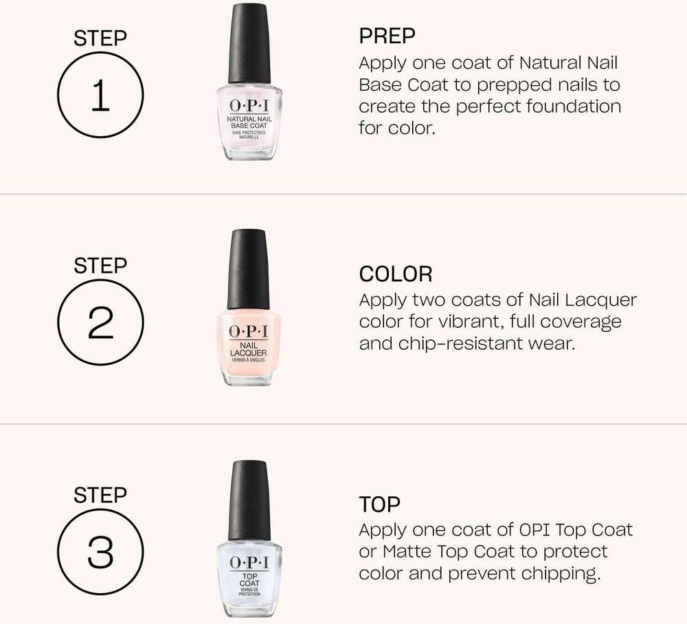„Opi“ nagų lakas, išsilaikantis iki 7 dienų, vertas „Pretty Penne“, 15 ml