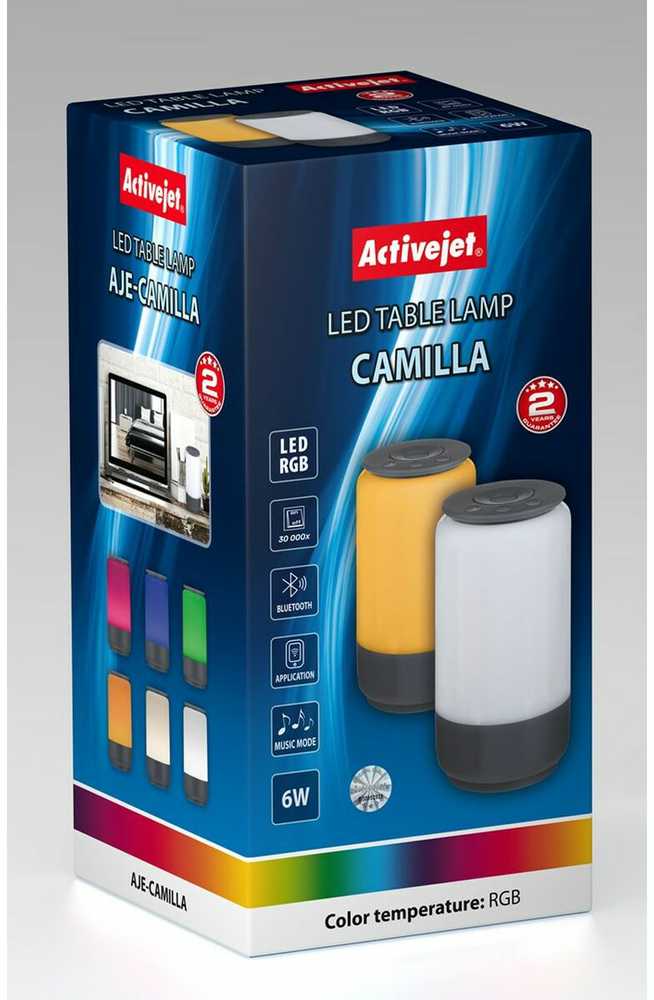 Stalinė Lempa - Activejet Aje-Camilla RGB, Juoda