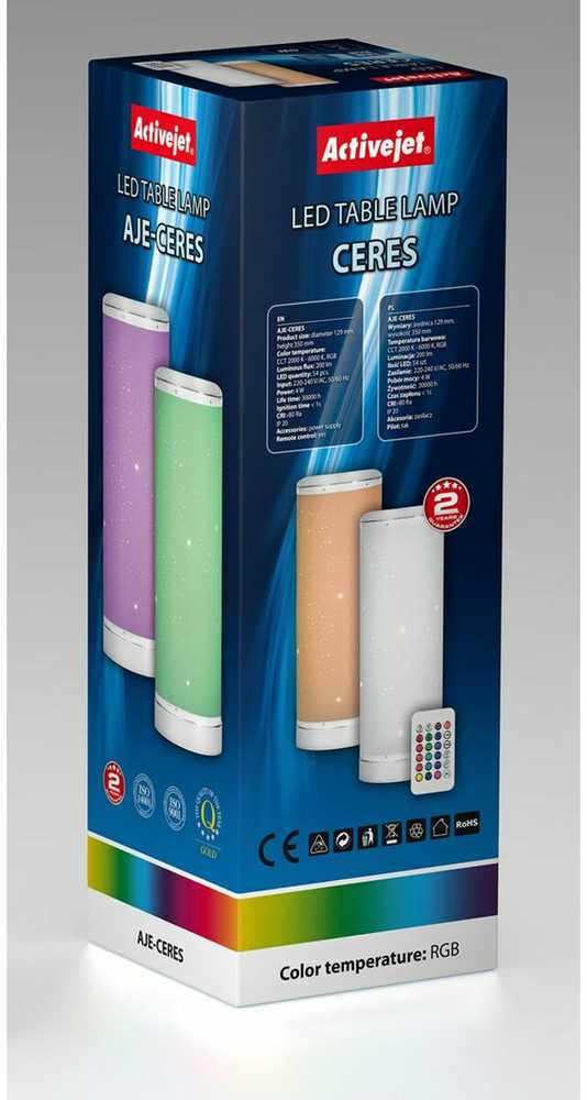 Activejet LED decorative lamp AJE-CERES RGB