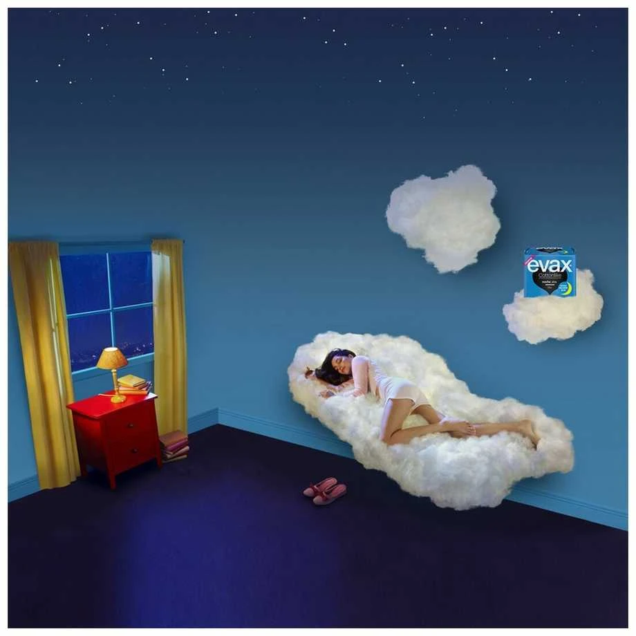 "Evax Cottonlike Night With Wings" higieniniai įklotai 9 vnt
