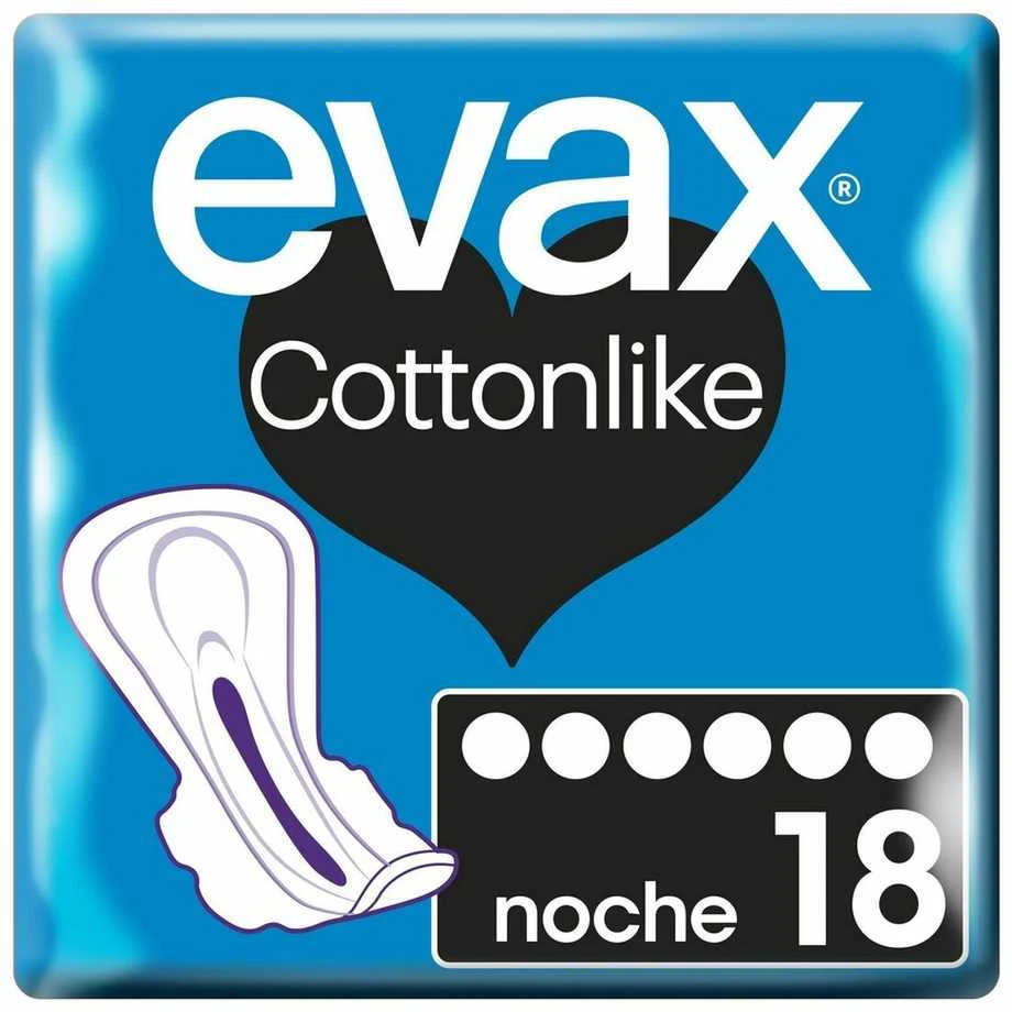 "Evax Cottonlike Night With Wings" higieniniai įklotai 9 vnt