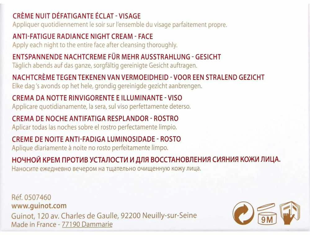 Guinot Night Logic Kreminis naktinis skaistinamasis veido kremas, 50 ml