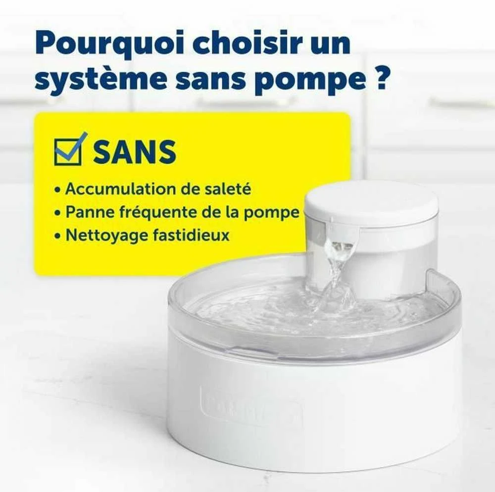 „PetSafe Outlast“ belaidis fontanas augintiniams, 1,7 l – novatoriškas tylus vandens dozatorius, lengvai valomas dizainas