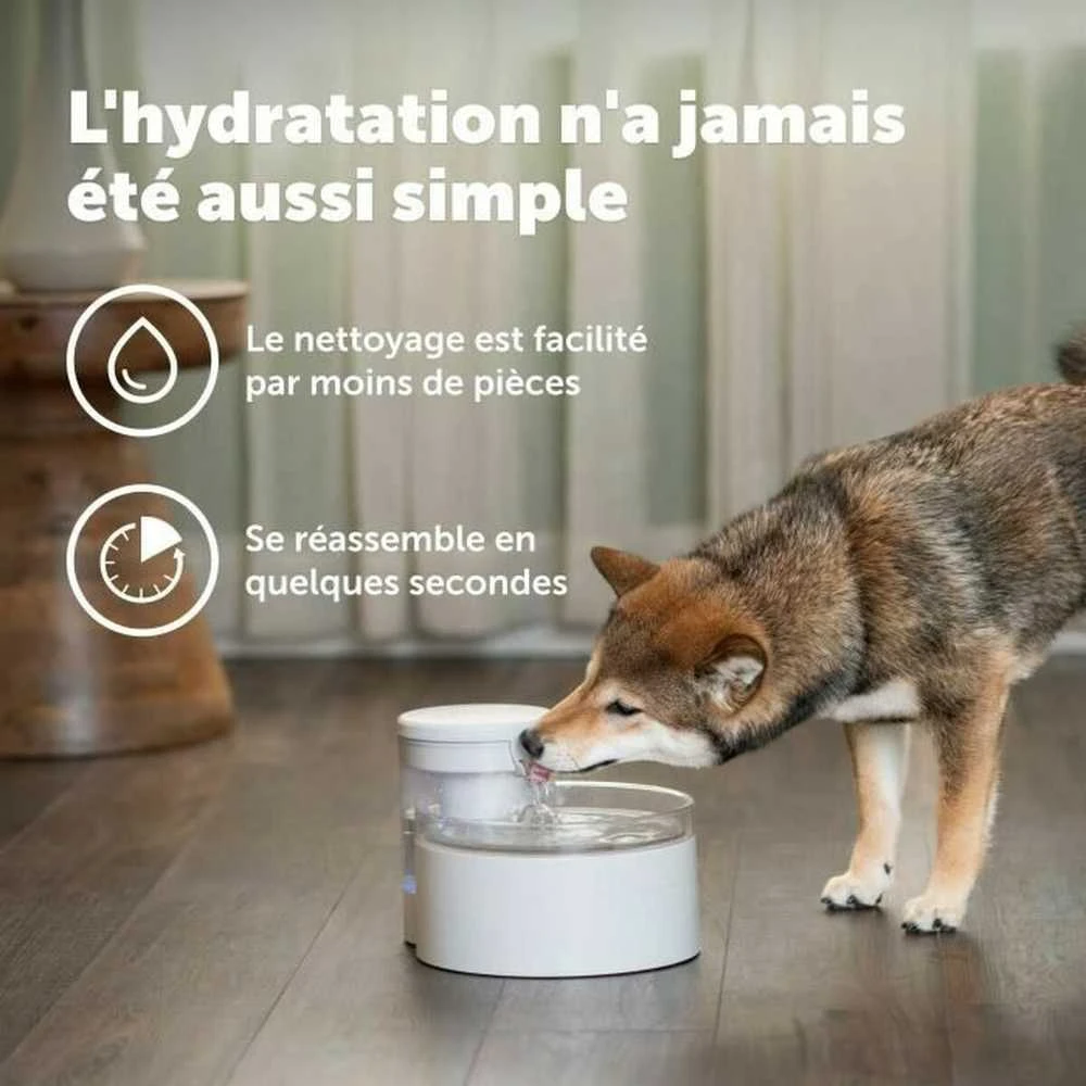 „PetSafe Outlast“ belaidis fontanas augintiniams, 1,7 l – novatoriškas tylus vandens dozatorius, lengvai valomas dizainas