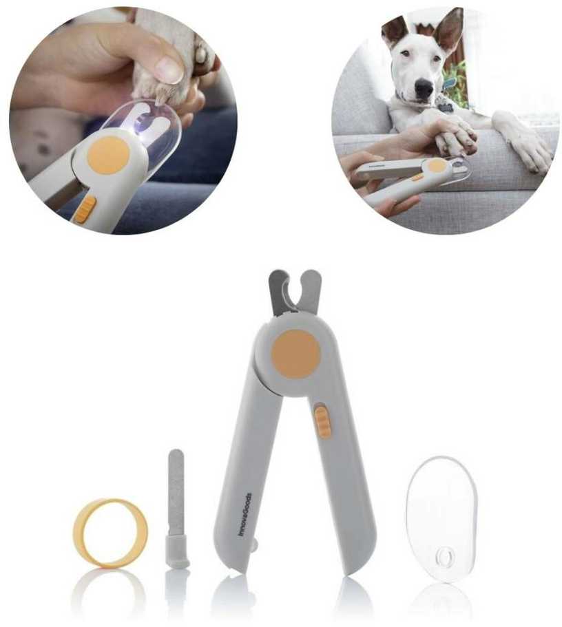 Augintinių nagų kirpimo žirklės su šviesos diodais Clipet InnovaGoods