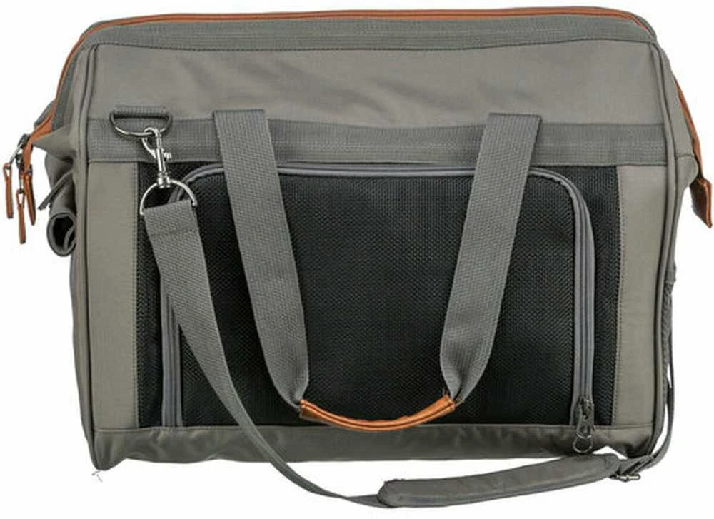 TRIXIE 28909, Minkšta augintinių nešioklė, Augintinių nešioklė lėktuvu, Šuo, 10 kg, Pakraunama iš viršaus ir priekio, Pilka