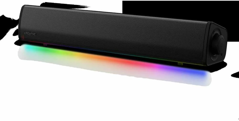 Namų kino sistema Creative Soundbar belaidis GS3 juodos spalvos Bluetooth 5.4