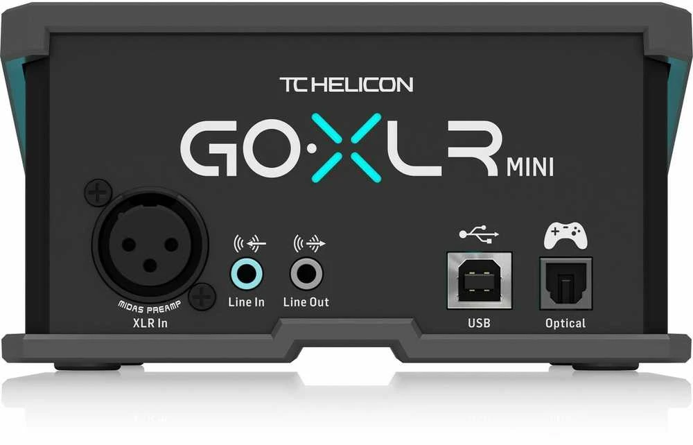 Garso Mikseris - TC Helicon Go XLR Mini USB Maitinamas XLR Įėjimas 24-bit Apdorojimas Juodas