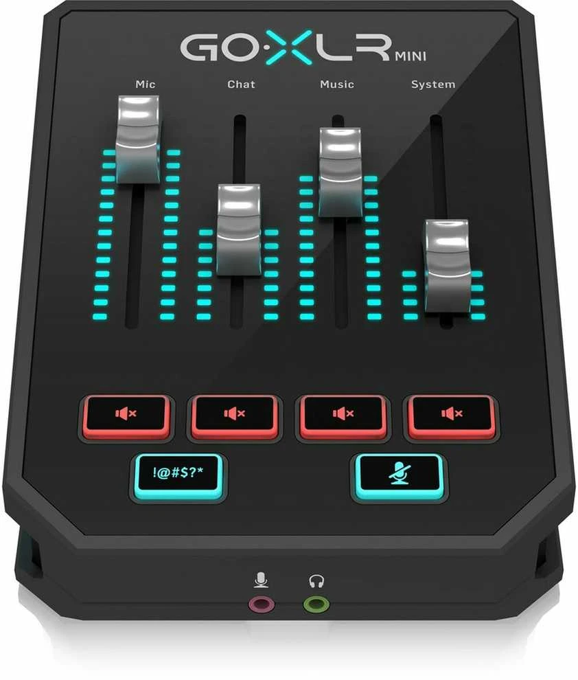 Garso Mikseris - TC Helicon Go XLR Mini USB Maitinamas XLR Įėjimas 24-bit Apdorojimas Juodas
