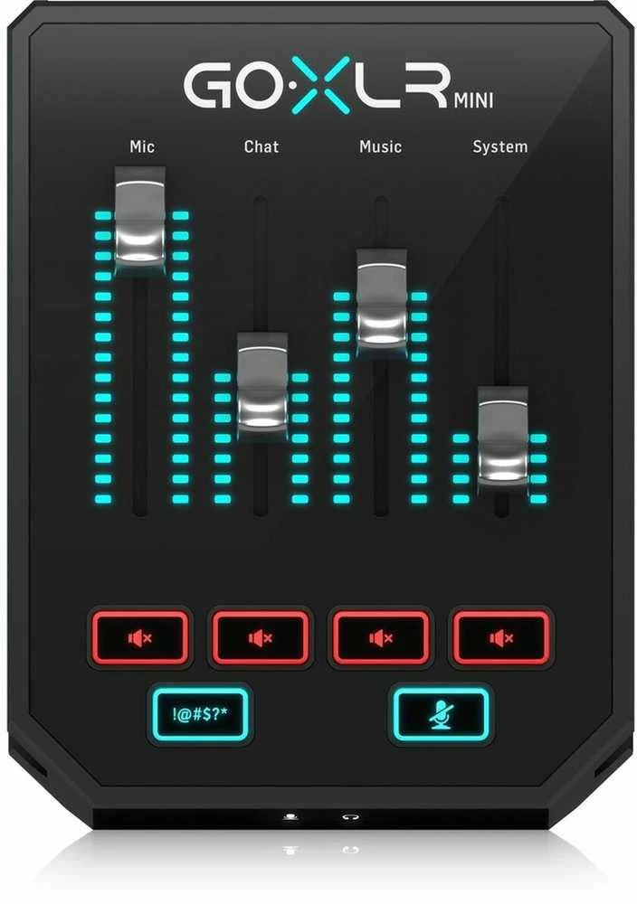 Garso Mikseris - TC Helicon Go XLR Mini USB Maitinamas XLR Įėjimas 24-bit Apdorojimas Juodas