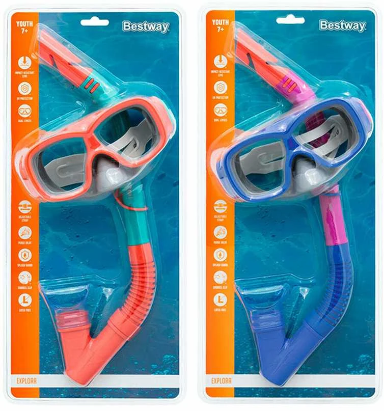 Nardymo komplektas BESTWAY EXPLORA SNORKEL 24032