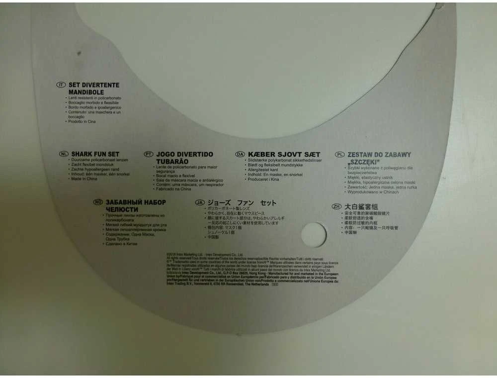 INTEX nardymo rinkinys Rekin kaukė ir vamzdelis 55944
