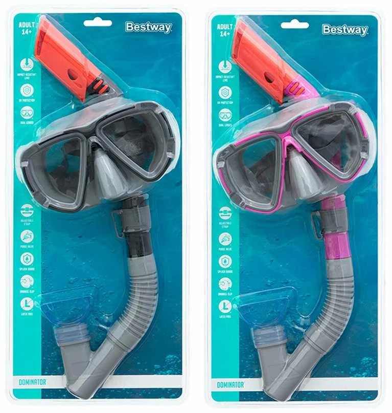 Bestway Mask with snorkel for swimming Juodas +14 24029