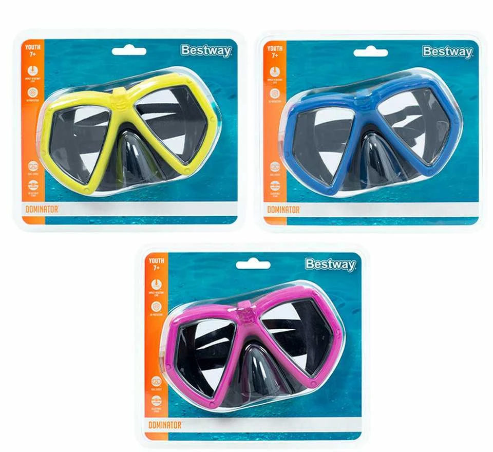 Plaukimo kaukė Bestway 22040 geltona