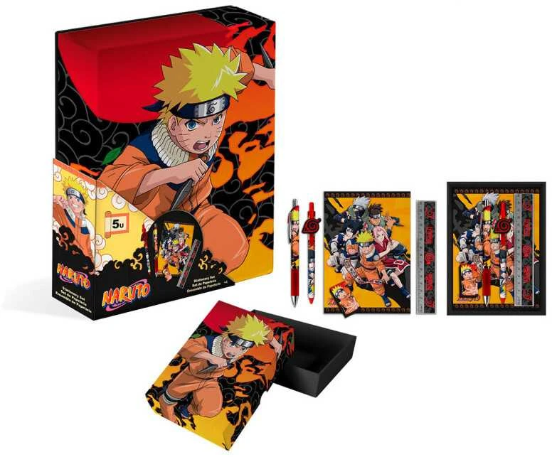 Kids Licensing Naruto Shippuden Stationery box set 5pcs