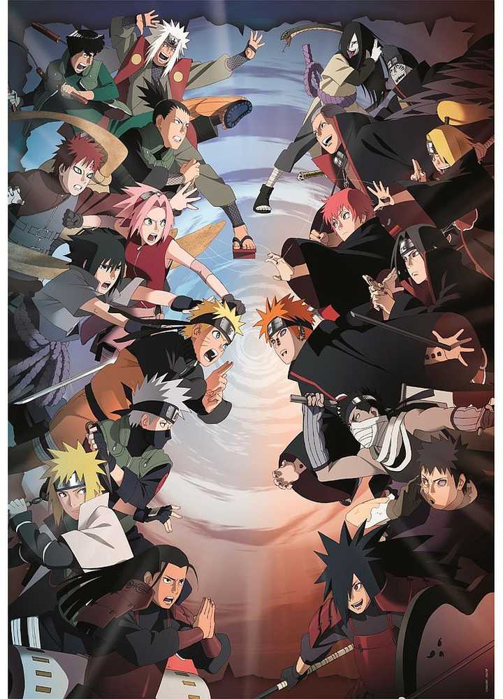 Clementoni Dėlionė 1000 vnt. - Naruto Shippuden