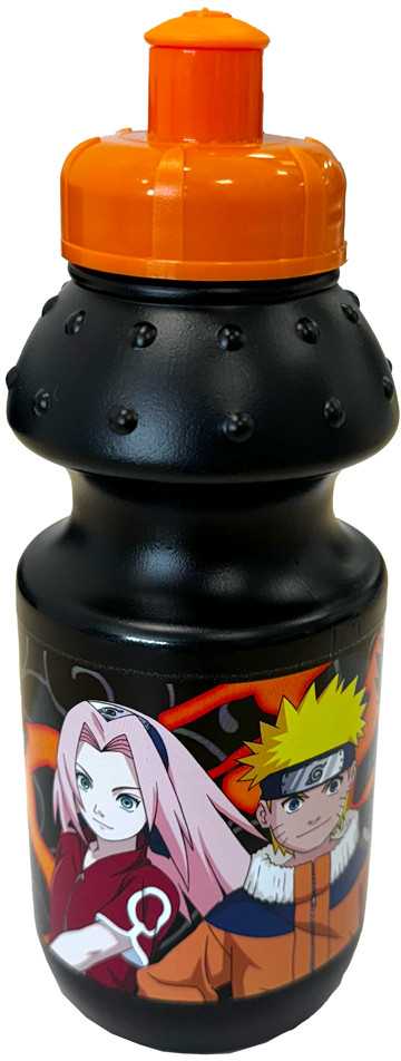 Naruto Fire plastikinis butelis, sportinis butelis 350 ml