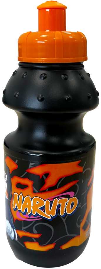 Naruto Fire plastikinis butelis, sportinis butelis 350 ml